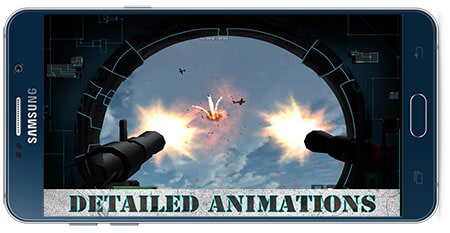 دانلود بازی اکشن اندروید Navy Air Gunner War 3D v1.3