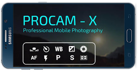 دانلود نرم افزار موبایل اندروید ProCam X v1.11