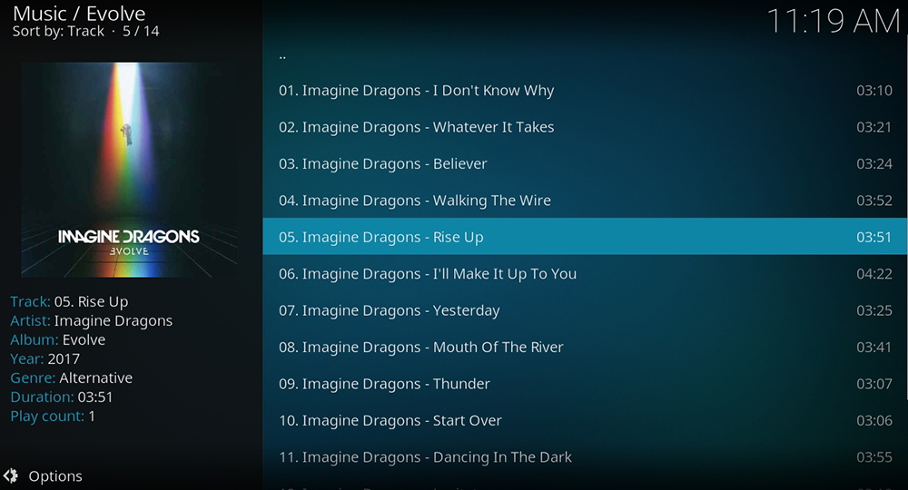  Kodi 18 Leia Music Player [19659077] Kodi 18 دارای یک کتابخانه موسیقی بسیار تمیز است که استفاده از آن نیز ساده تر است. مهم نیست که از چه نوع وسیله ای استفاده می کنید و از Kodi استفاده می کنید ، کنترل های جدید با انواع مختلف ورودی ها اقتباس می شوند. این بدان معنی است که اکنون حرکت از طریق کتابخانه موسیقی شما می تواند (بدون دردسر) از طریق صفحه کلید ، موش ها یا از راه دور انجام شود. </p>
<h3> 5. معرفی تلویزیون زنده به عنوان یک جداگانه (دودویی) Addon </h3>
<p> مدتی است ، Kodi راهی را برای تماشای تلویزیون زنده ارائه می دهد (و ما در مورد پخش مستقیم تلویزیون زنده از طریق وب صحبت نمی کنیم). با استفاده از یک تیونر USB می توانید از Kodi برای تماشای ایستگاه های تلویزیونی محلی و کابل استفاده کنید و بنابراین Kodi را در کانون توجه سرگرمی های منزل خود قرار دهید. با این حال ، این چیزی نیست که بسیار محبوب باشد ، و توسعه دهندگان Kodi تصمیم گرفته اند که از بین بروند. </p>
<p><noscript><img class=