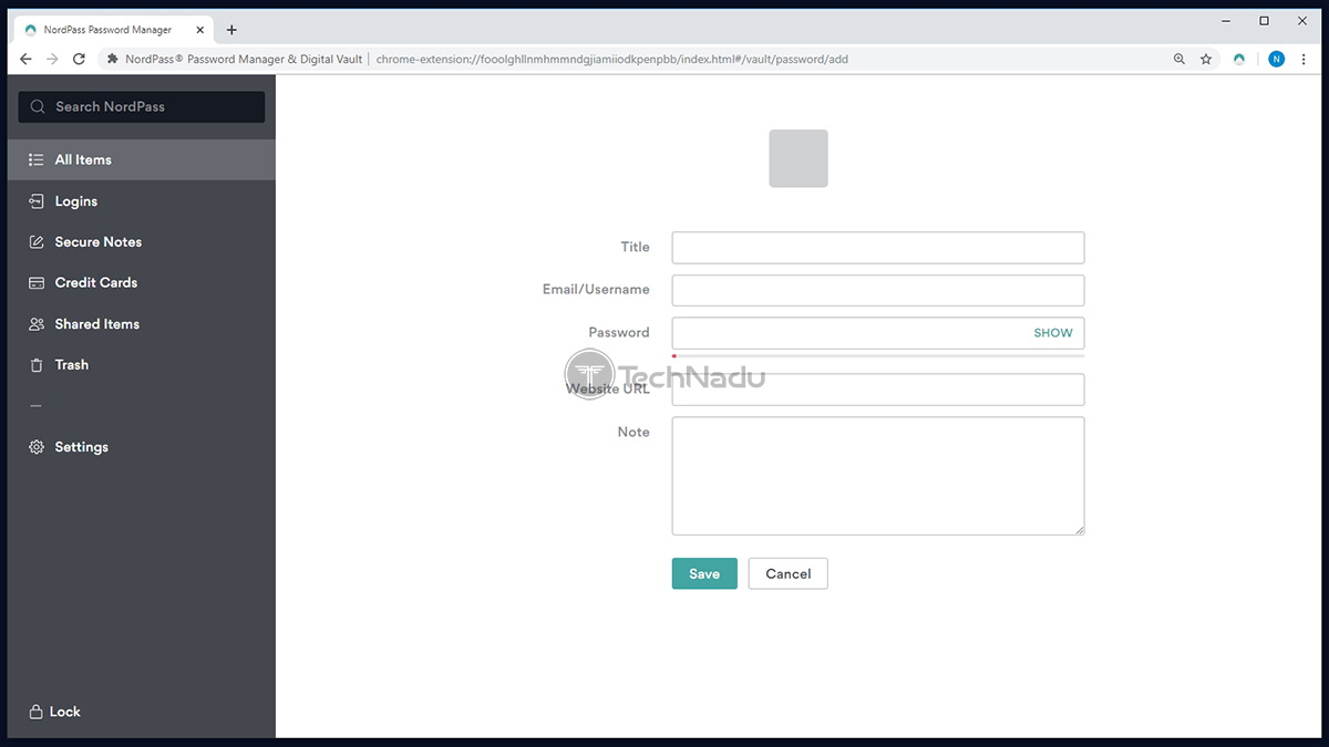  فرم ورود جدید NordPass 
