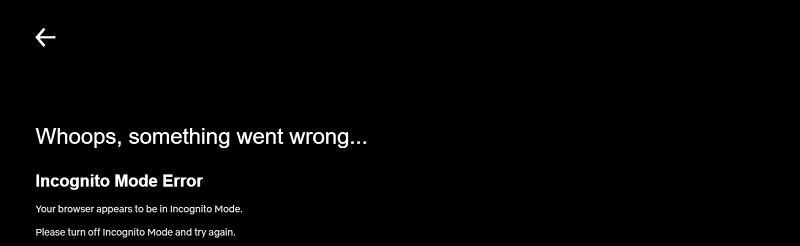  Netflix-IPVanish-Incognito-Mode-Error "width =" 600 "height =" 185 "srcset =" "data-srcset =" https : //144839-418331-2-raikfcquaxqncofqfm.stackpathdns.com/wp-content/uploads/2018/10/Netflix-IPVanish-Incognito-Mode-Error.png 800w، https: // 144839-418331-2-raikfcquaxnc stackpathdns.com/wp-content/uploads/2018/10/Netflix-IPVanish-Incognito-Mode-Error-300x92.png 300w، https://144839-418331-2-raikfcquaxqncofqfm.stackpathdns.com/wp-content/up /2018/10/Netflix-IPVanish-Incognito-Mode-Error-768x236.png 768w "size =" (حداکثر عرض: 600px) 100vw ، 600px "/> </p>
<p><noscript><img class=