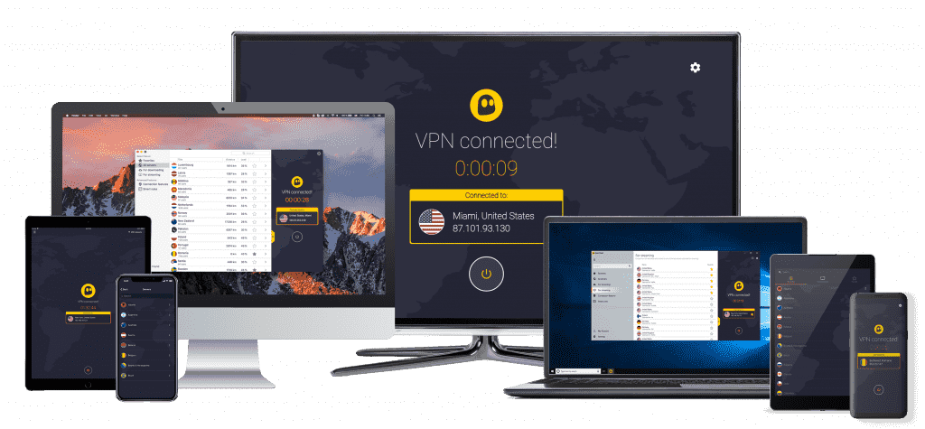  دستگاه های CyberGhost 