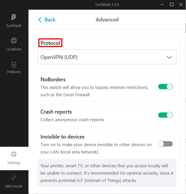 surfshark-protokol "width =" 634 "height =" 661 "srcset =" "data-srcset =" https://144839-418331-2-raikfcquaxqncofqfm.stackpathdns.com /wp-content/uploads/2020/01/surfshark-protocol.png 634w، https://144839-418331-2-raikfcquaxqncofqfm.stackpathdns.com/wp-content/uploads/2020/01/surfshark-protocol-288 png 288w، https://144839-418331-2-raikfcquaxqncofqfm.stackpathdns.com/wp-content/uploads/2020/01/surfshark-protocol-300x313.png 300w، https: // 144839-418331-2-raikfcquaxqncofqfm.stackpathdns.com/wp-content/uploads/2020/01/surfshark-protocol-24x24.png 24w "size =" (حداکثر عرض: 634px) 100vw ، 634px "/> </p>
<p><noscript><img class=
