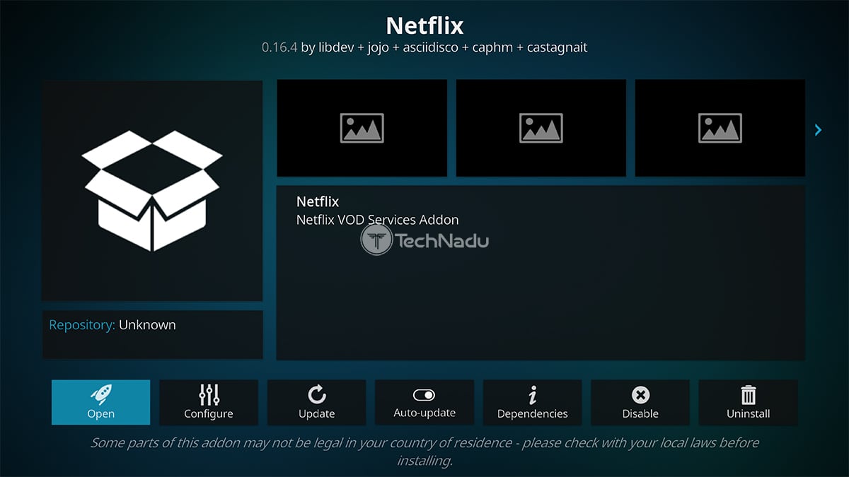 Netflix Kodi Addon