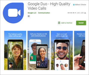 Google Duo در اندروید در چین
