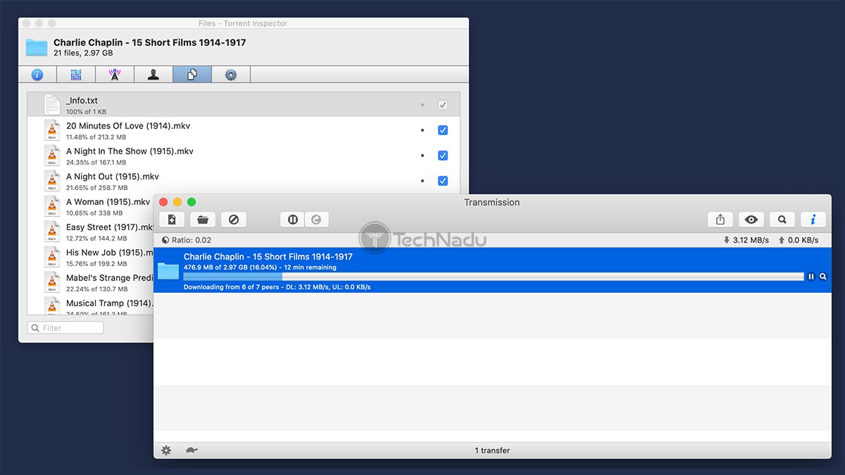  بارگیری فایل انتقال P2P Mac 