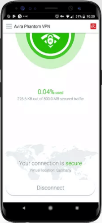 avira phantom vpn رابط برنامه اندرویدی