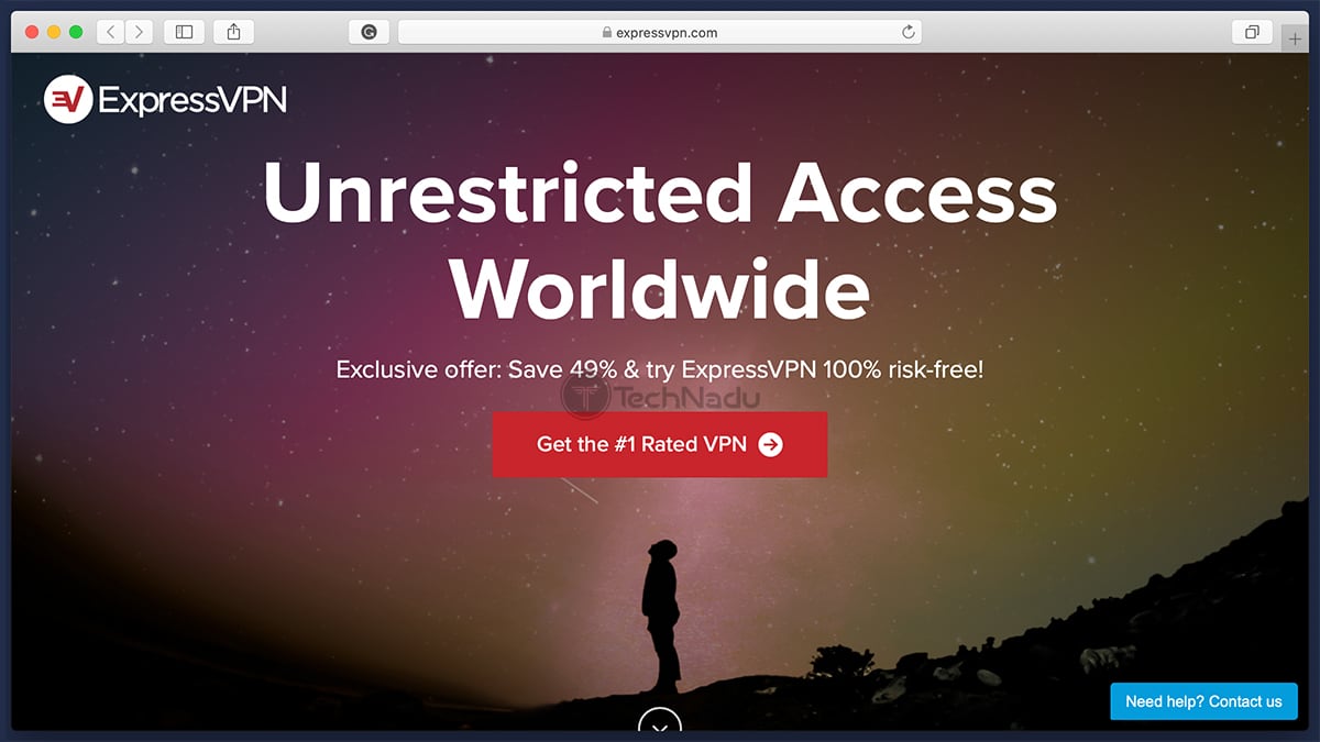 صفحه فرود LV ExpressVPN