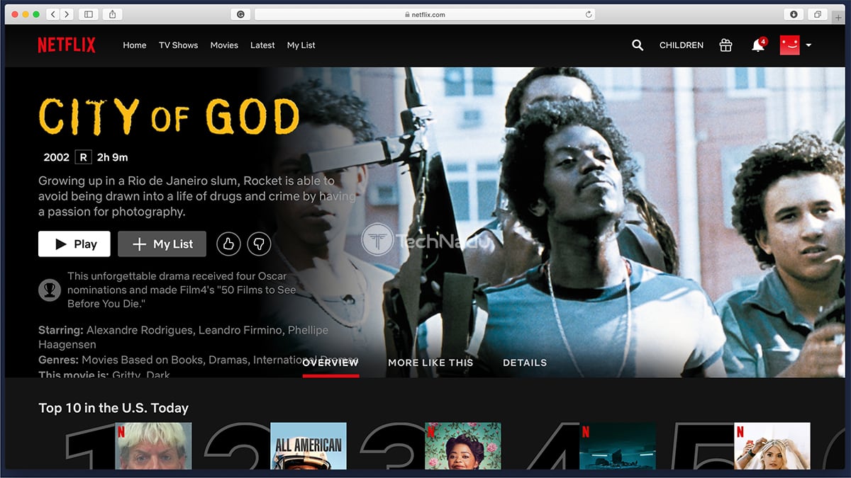  City of God Netflix Streaming 