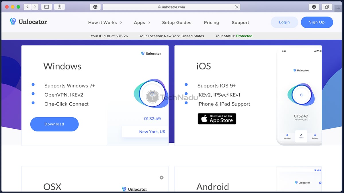  لیست برنامه های پشتیبانی نشده Unlocator 