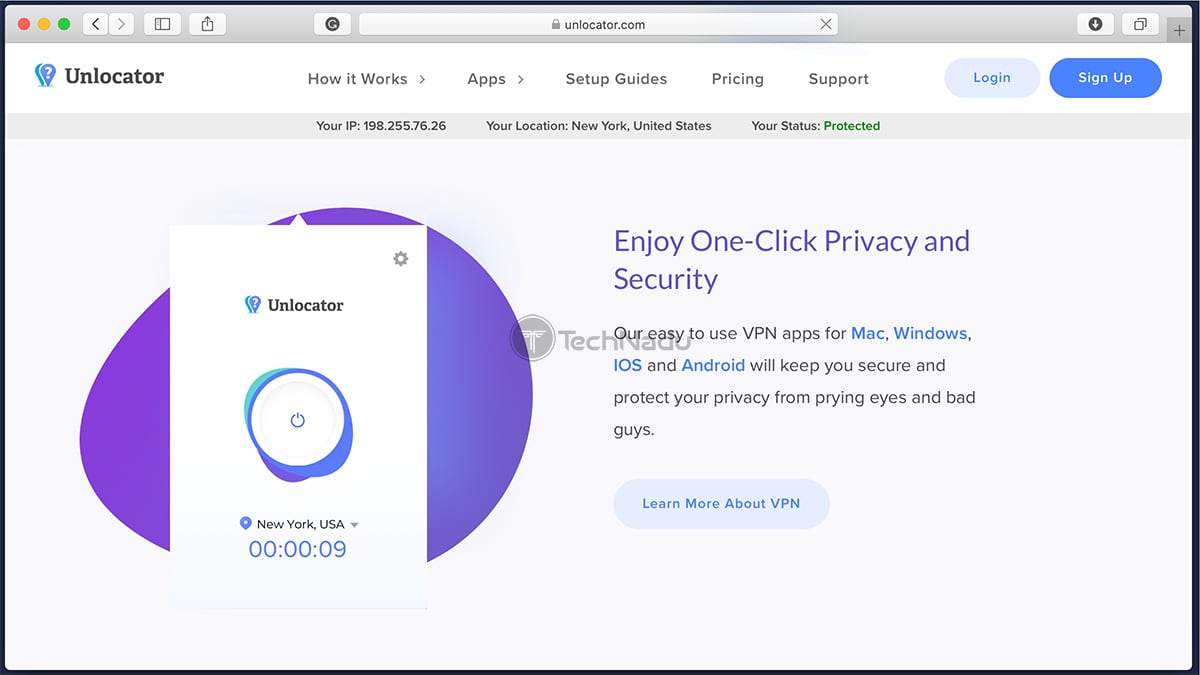 ویژگی های برجسته Unlocator VPN 