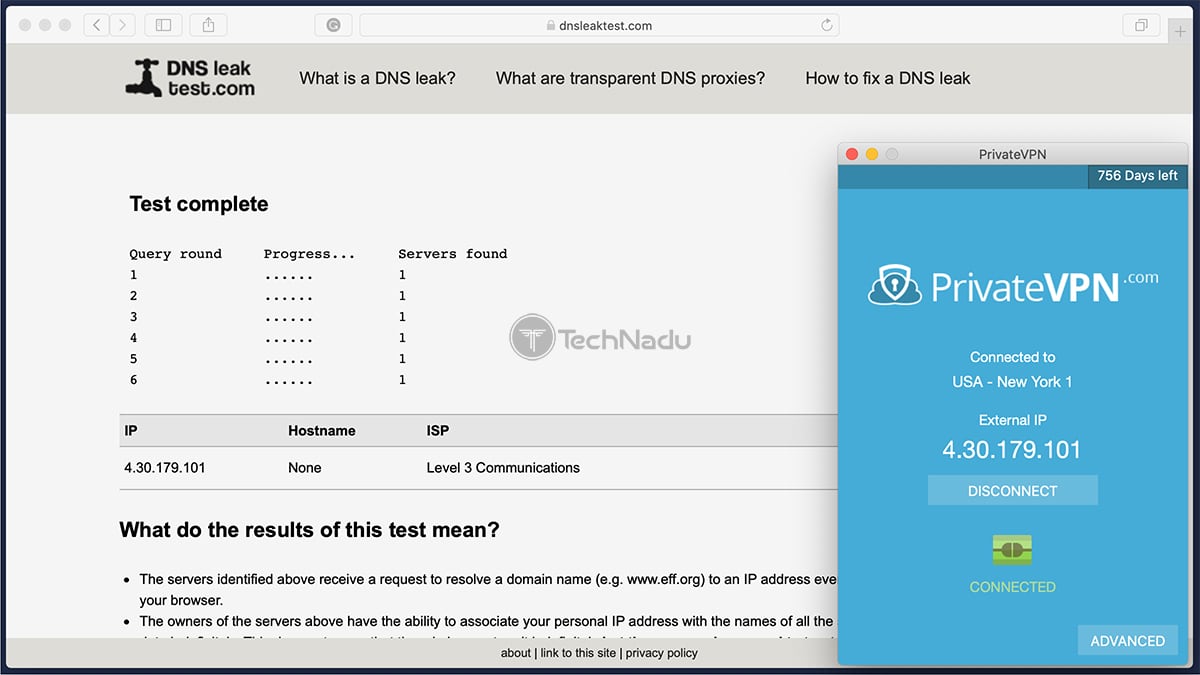  PrivateVPN می گذراند آزمایش نشت DNS 