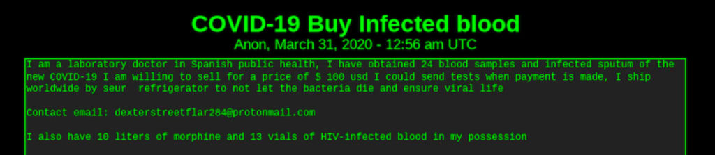  buy-infected-blood "width =" 696 "height =" 152 "data-srcset =" https://cdn.technadu.com/wp- محتوا / آپلودها / 2020/04 / buy-آلوده-خون-1024x223.jpg 1024w، https://cdn.technadu.com/wp-content/uploads/2020/04/buy-infected-blood-300x6 5.jpg 300w ، https://cdn.technadu.com/wp-content/uploads/2020/04/buy-infected-blood-768x167.jpg 768w ، https://cdn.technadu.com/wp-content/ آپلودها / 2020/04 / buy-infected-blood-200x43.jpg 200w، https://cdn.technadu.com/wp-content/uploads/2020/04/buy-infected-blood-696x151.jpg 696w، https: //cdn.technadu.com/wp-content/uploads/2020/04/buy-infected-blood-1068x232.jpg 1068w، https://cdn.technadu.com/wp-content/uploads/2020/04/buy -infected-blood.jpg 1205w "size =" (حداکثر عرض: 696px) 100vw ، 696px "/> 
 
<figcaption id=