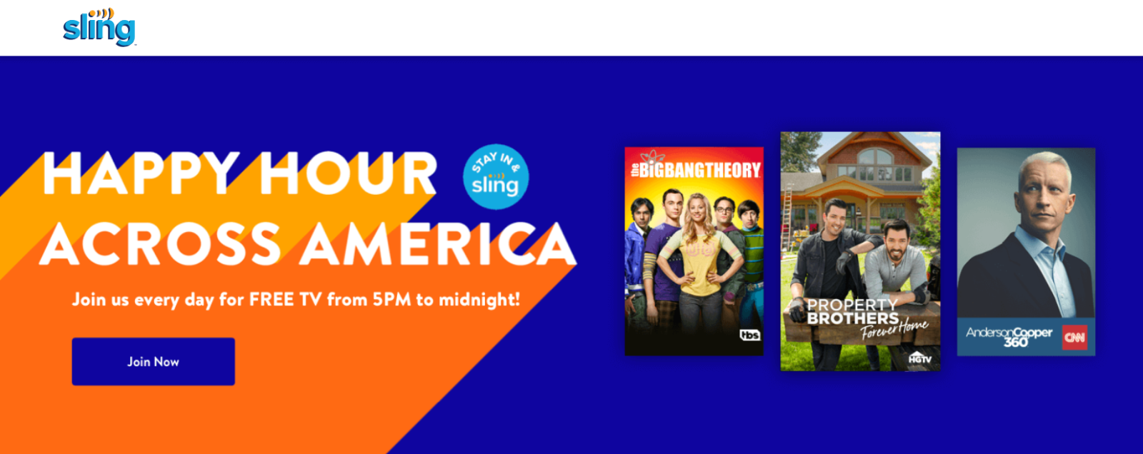  TV Sling Hourour Happy Hour [1 9659010] Sling TV Happy Hour 