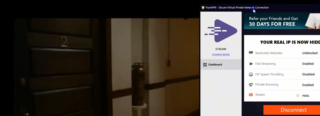 پخش Hulu با PureVPN