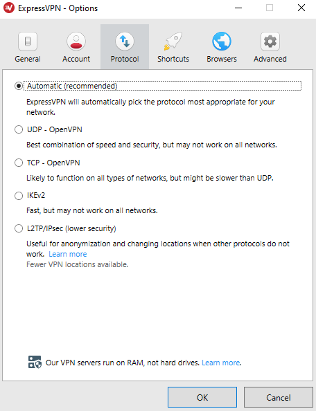 پروتکل های ExpressVPN "width =" 456 "height =" 594 "srcset =" "data-srcset = "//144839-418331-2-raikfcquaxqncofqfm.stackpathdns.com/wp-content/uploads/2020/09/ExpressVPN-protocols.png 456w، //144839-418331-2-raikfcquaxqncofqfont.stwppathdns.com/" uploads / 2020/09 / ExpressVPN-protocols-230x300.png 230w، //144839-418331-2-raikfcquaxqncofqfm.stackpathdns.com/wp-content/uploads/2020/09/ExpressVPN-protocols-300x391.png 300w "اندازه = "(حداکثر عرض: 456px) 100vw ، 456px