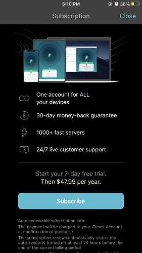  مشترک شدن در surfshark 