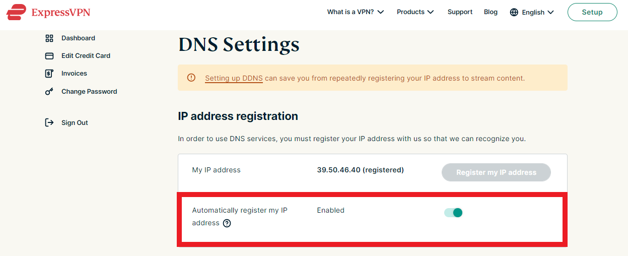  ExpressVPN-Mediastreamer-DNS-setting "width =" 600 "height =" 244 "srcset =" // 144839-418331-2-raikfcquaxqncofqfm.stackpathdns.com/wp-content/uploads/2021/03/ExpressVPN -Mediastreamer-DNS-setting.png 1247w، //144839-418331-2-raikfcquaxqncofqfm.stackpathdns.com/wp-content/uploads/2021/03/ExpressVPN-Mediastreamer-DNS-setting-300x122.png 300w، // -418331- 2-raikfcquaxqncofqfm.stackpathdns.com/wp-content/uploads/2021/03/ExpressVPN-Mediastreamer-DNS-setting-1024x417.png 1024w، //144839-418331-2-raikfcquaxqncofqfmn.stackpaths/stackpath/load/ /2021/03/ExpressVPN-Mediastreamer-DNS-setting-768x313.png 768w "sizes =" (max-width: 600px) 100vw، 600px "/> </p>
<p> <strong> مرحله 4: </strong> رفتن به <strong> ] صفحه ورود به سیستم MediaStreamer </strong>> با استفاده از اعتبارنامه خود وارد سیستم شوید. <strong> دو آدرس DNS برای MediaStreamer </strong> نشان می دهد (این آدرس های DNS را بنویسید زیرا بعداً به آنها احتیاج خواهید داشت.) </p>
<p> <img loading=