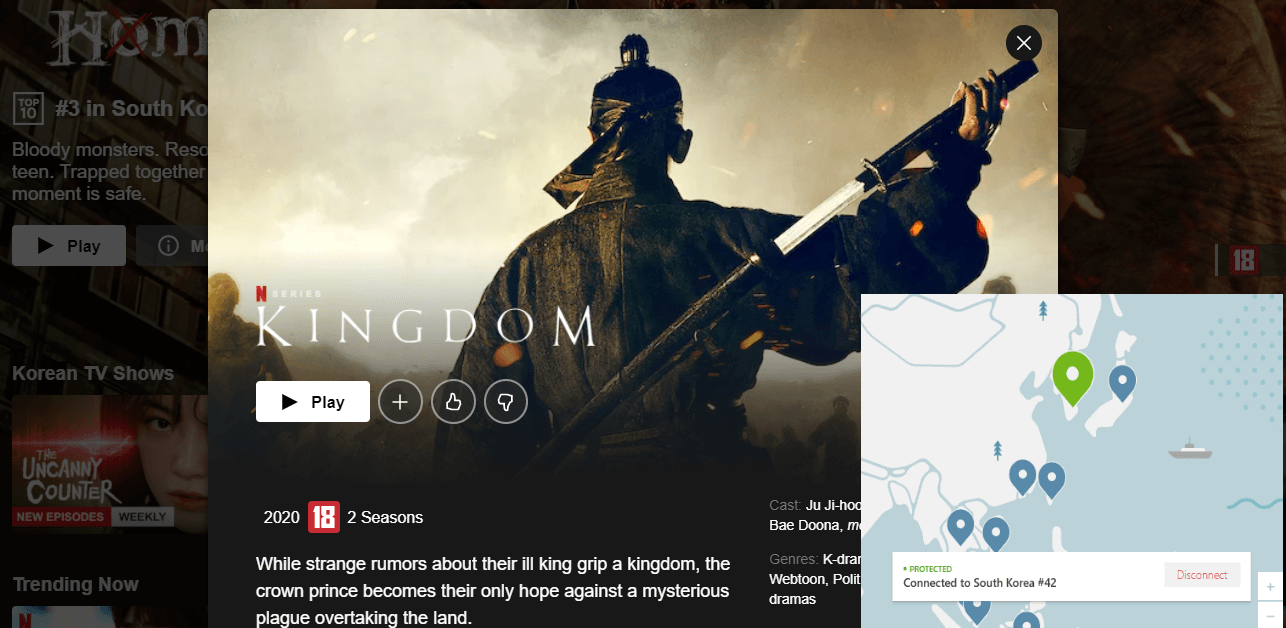  NordVPN کره ای Netflix 