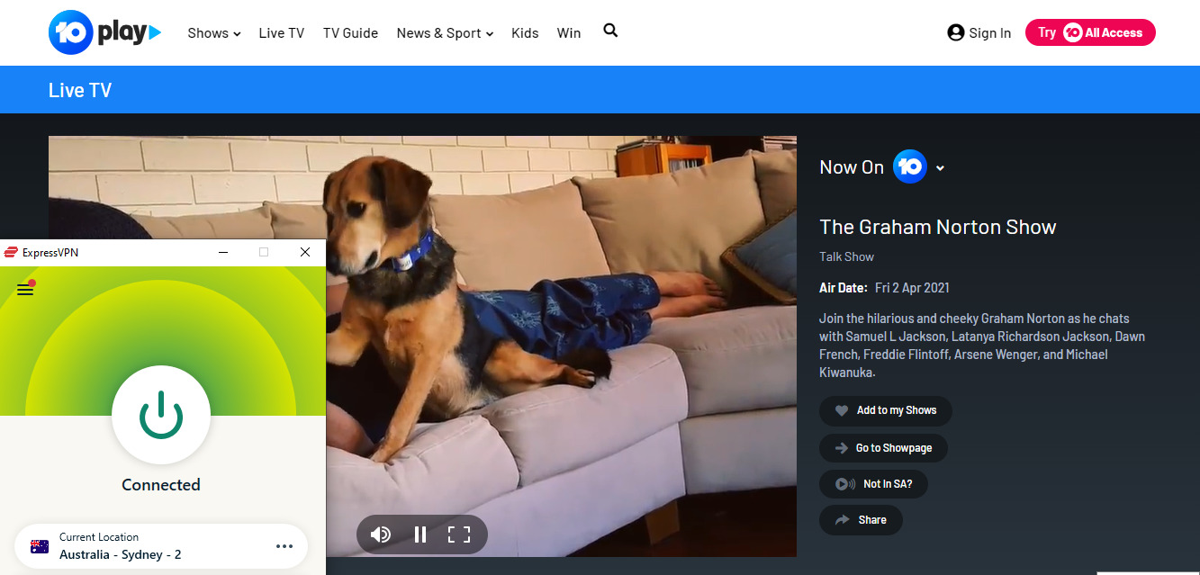  TenPlay-ExpressVPN 