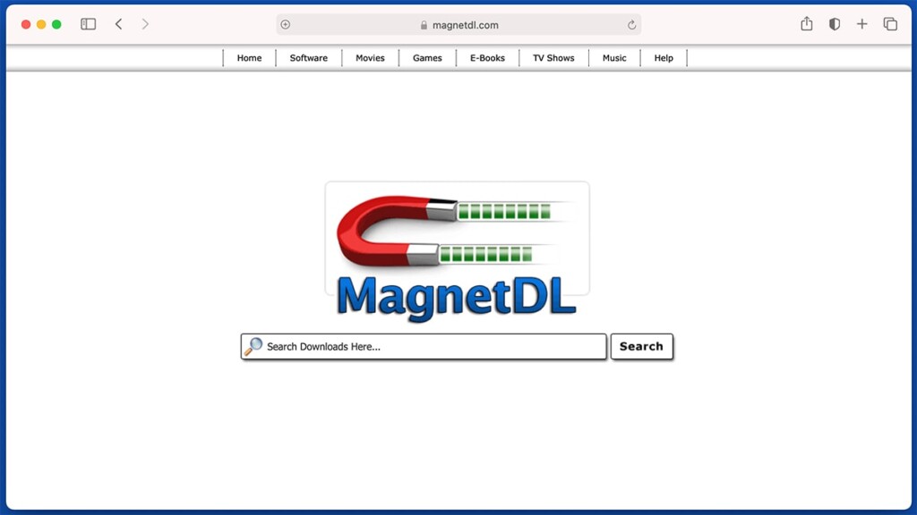  وب سایت تورنت MagnetDL 