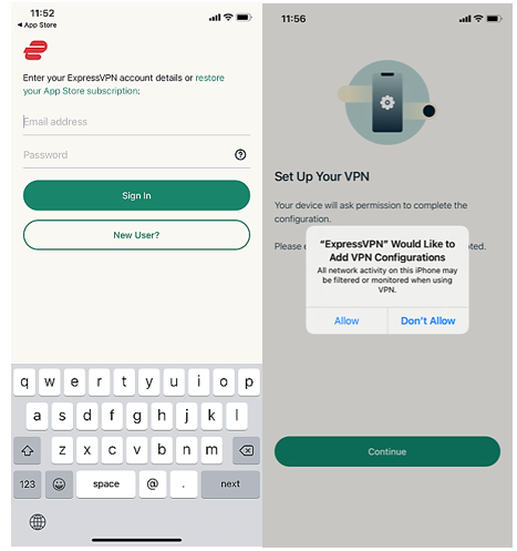  Sign-in-to-ExpressVPN-on-iphone "width =" 467 "height =" 497 "srcset =" // 144839 -418331-2-raikfcquaxqncofqfm.stackpathdns.com/wp-content/uploads/2021/03/Sign-in-to-ExpressVPN-on-iphone.png 467w ، //144839-418331-2-raikfcquaxqncofqfm.stackpathd wp-content/uploads/2021/03/Sign-in-to-ExpressVPN-on-iphone-282x300.png 282w، //144839-418331-2-raikfcquaxqncofqfm.stackpathdns.com/wp-content/uploads/2021/03 /Sign-in-to-ExpressVPN-on-iphone-300x319.png 300w "sizes =" (max-width: 467px) 100vw، 467px "/> </p>
<p> 9. <strong> را فشار دهید یا اعلان را رد کنید </strong> هنگامی که برنامه می پرسد آیا می تواند اطلاعیه های مهم را به شما اطلاع دهد. </p>
<p> 10. سپس برنامه از شما می پرسد آیا می خواهید تجزیه و تحلیل ناشناس را با آنها به اشتراک بگذارید. <strong> اولویت خود را برای این مورد انتخاب کنید. </strong> [19659005] 11. پس از این ، از لیست سرورها به سروری که ترجیح می دهید متصل شوید <strong> (ExpressVPN ارائه می دهد <span> 3000 </span> + سرورها در <span> 94 </span> کشور). </strong> </p>
<p> <img loading=
